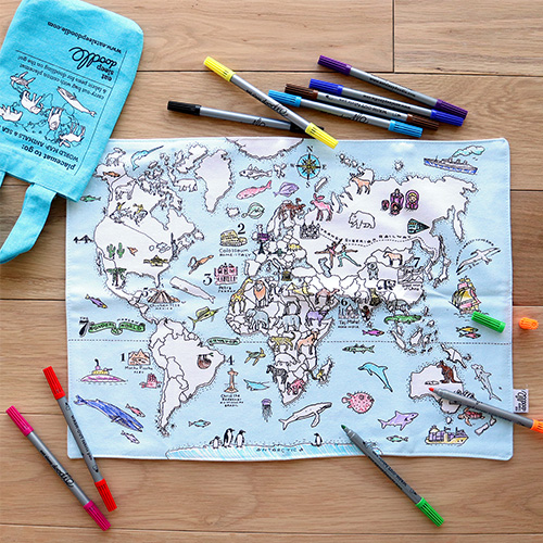 イートスリープドゥードル お食事マット eatsleepdoodle placemat