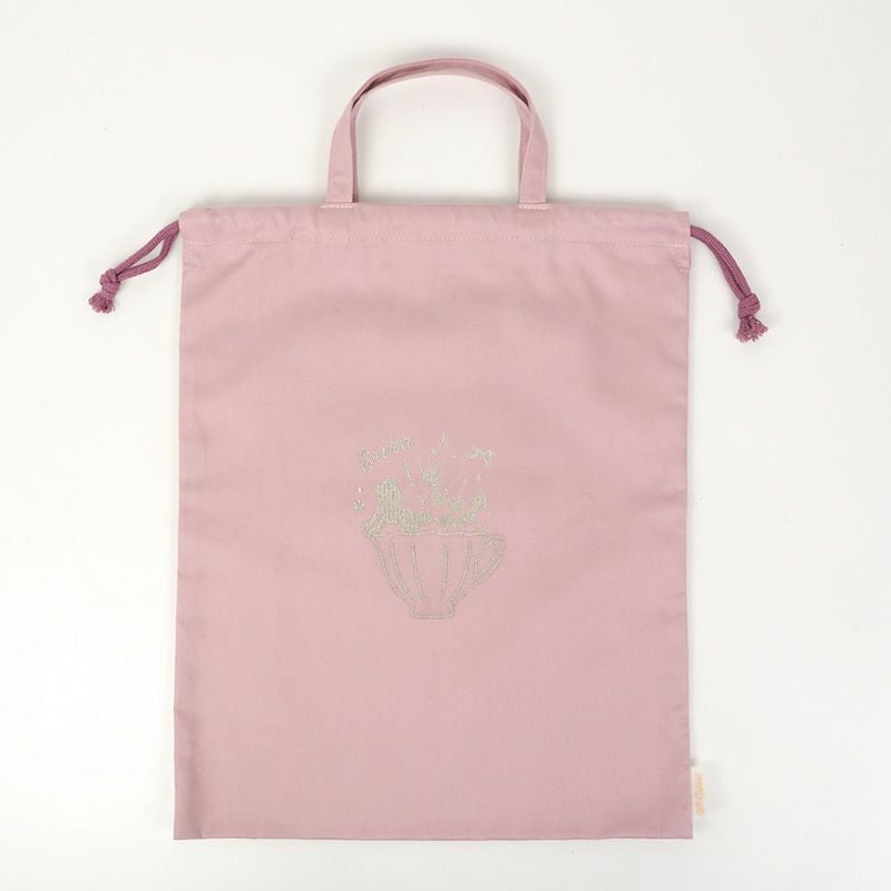 ラフィネ 巾着バッグ(大) レーヴ　アイボリー