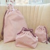 ラフィネ 巾着バッグ ３点セット ピンク