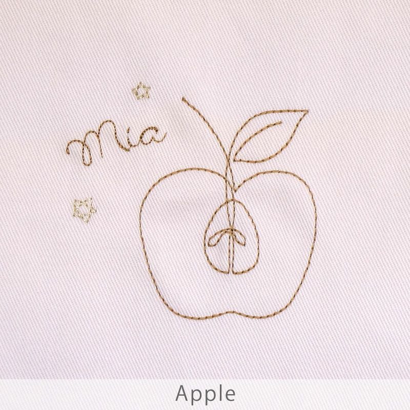 ジョリー 巾着バッグ（中）刺繍デザイン