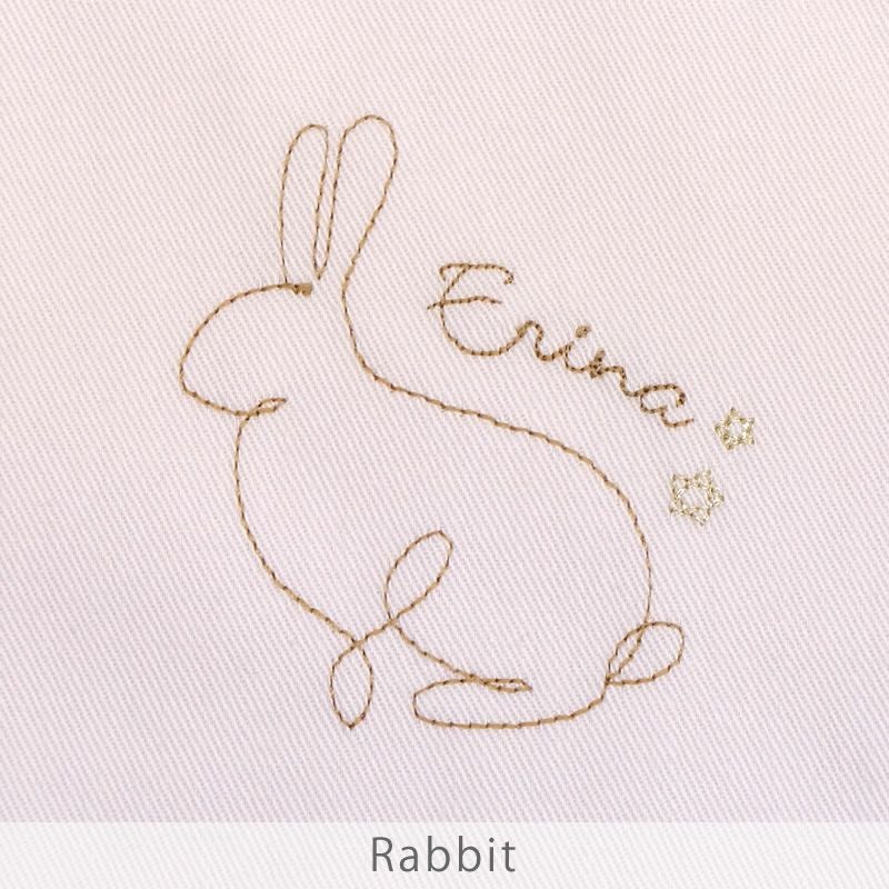 ジョリー 巾着バッグ（中）刺繍デザイン