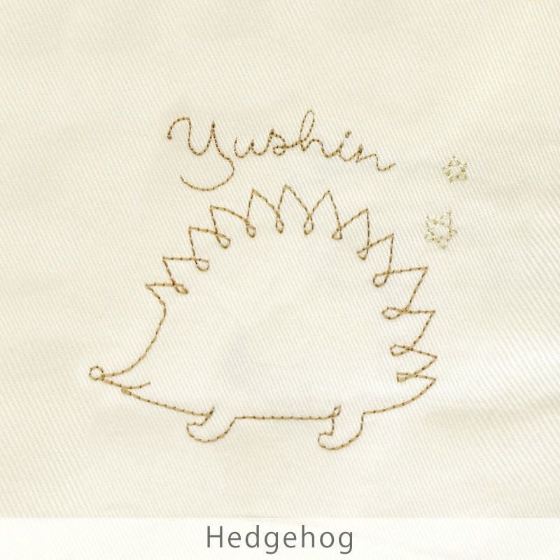 ジョリー 巾着バッグ（中）刺繍デザイン