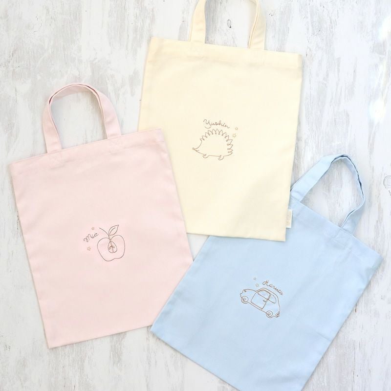 ジョリー トートバッグ　刺繍デザイン