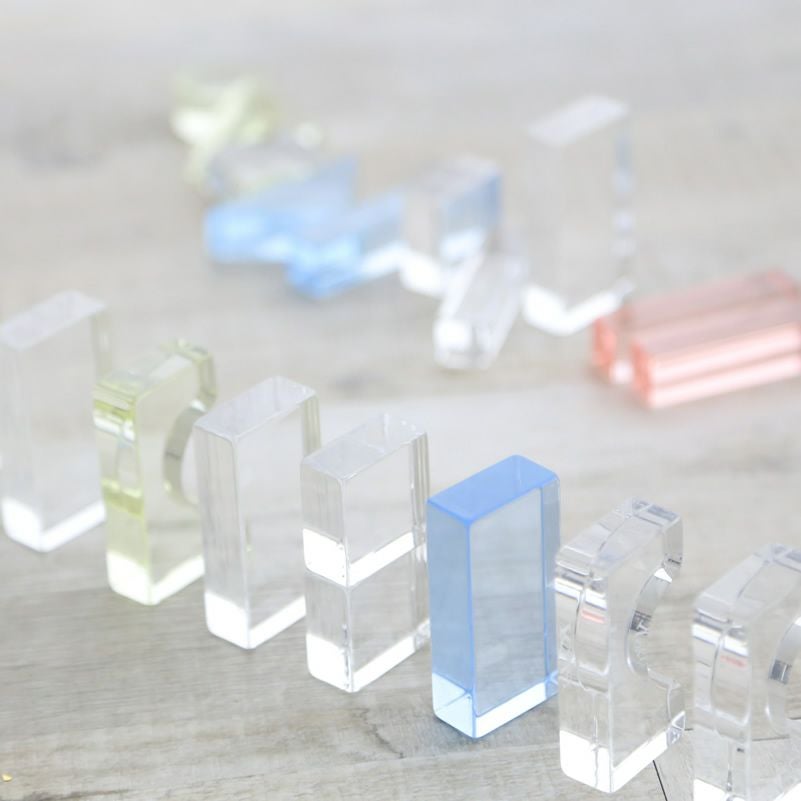 Lumiere Cubes アクリル積み木 43ピース(日本製) | Bellevie Enfant