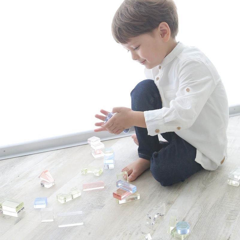Lumiere Cubes アクリル積み木 43ピース(日本製) | Bellevie Enfant