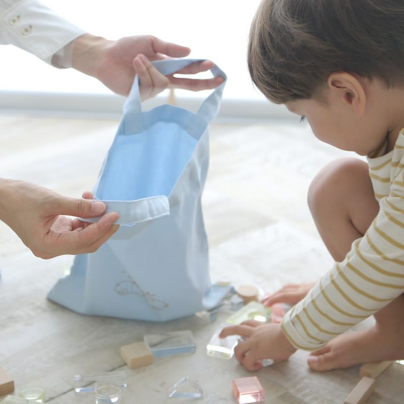 Lumiere Cubes クリアアクリル＆木の積み木 26ピース イメージ