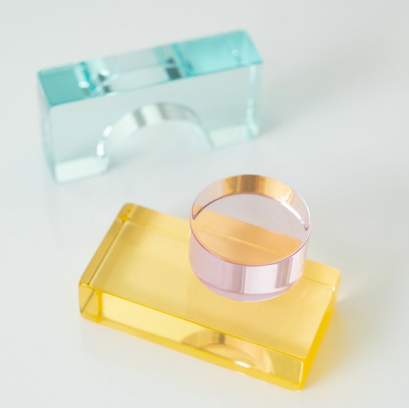 ルミエールキューブ フェリ アクリル積み木使用イメージ