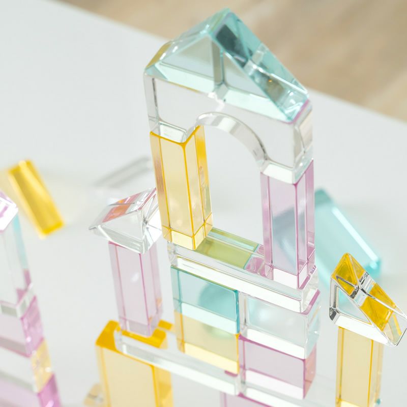 Lumiere Cubes Feerie アクリル＆木の積み木 26ピース(日本製