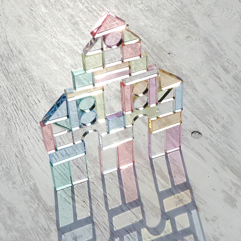 Lumiere Cubes Colore アクリル積み木 43ピース(日本製) | Bellevie Enfant