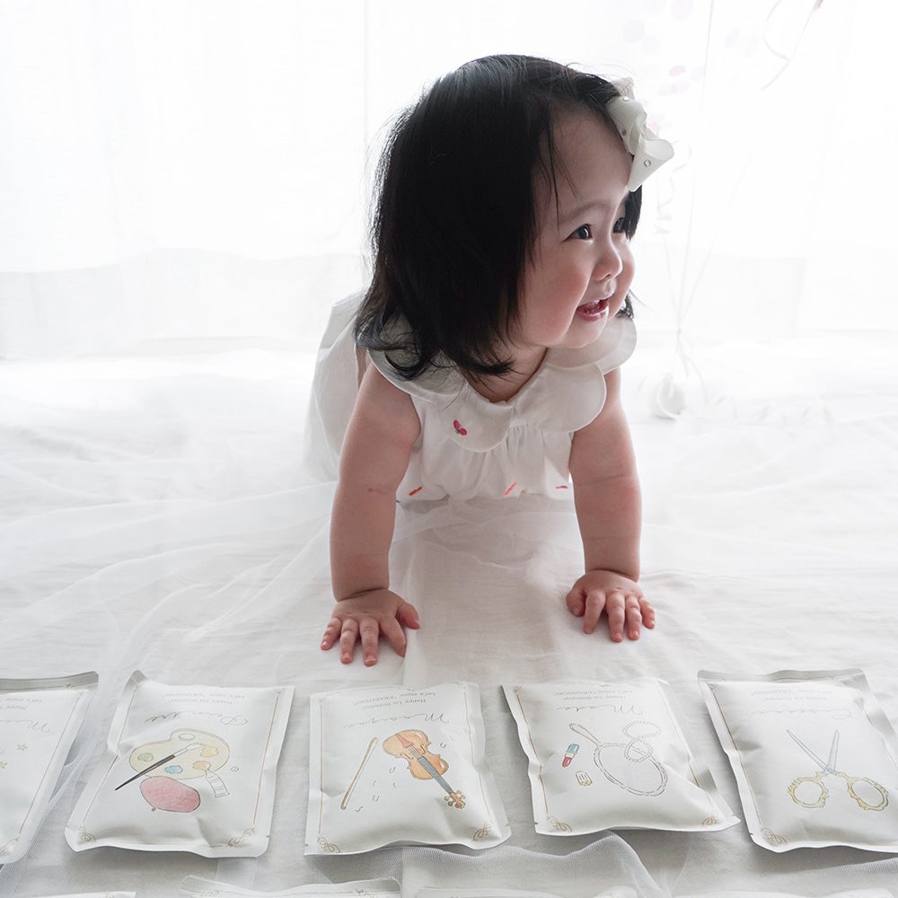 おしゃれな一升米で選び取りで１歳誕生日が楽しくなる