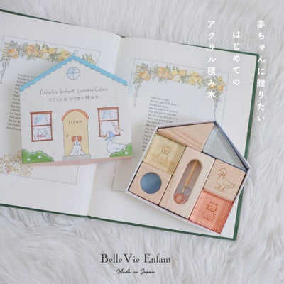 赤ちゃんに贈りたい   はじめての アクリル積み木