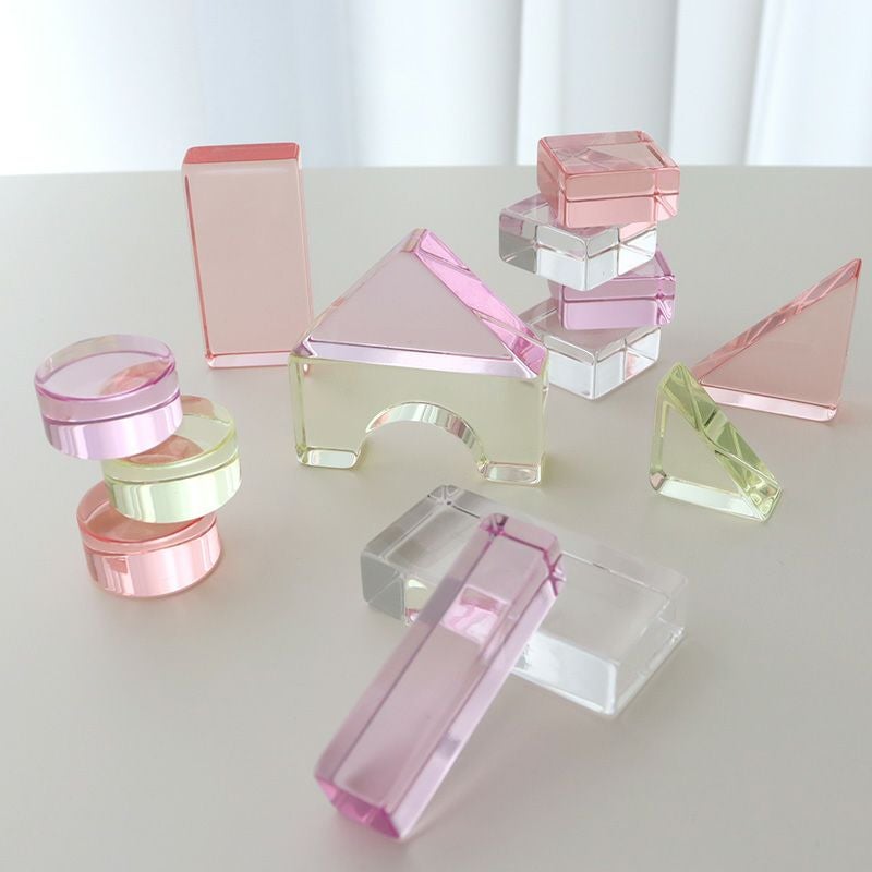 Lumiere Cubes Mimi アクリル積み木 26ピース | Bellevie Enfant