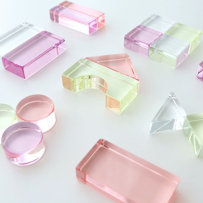 Lumiere Cubes Mimi アクリル積み木 26ピース | Bellevie Enfant