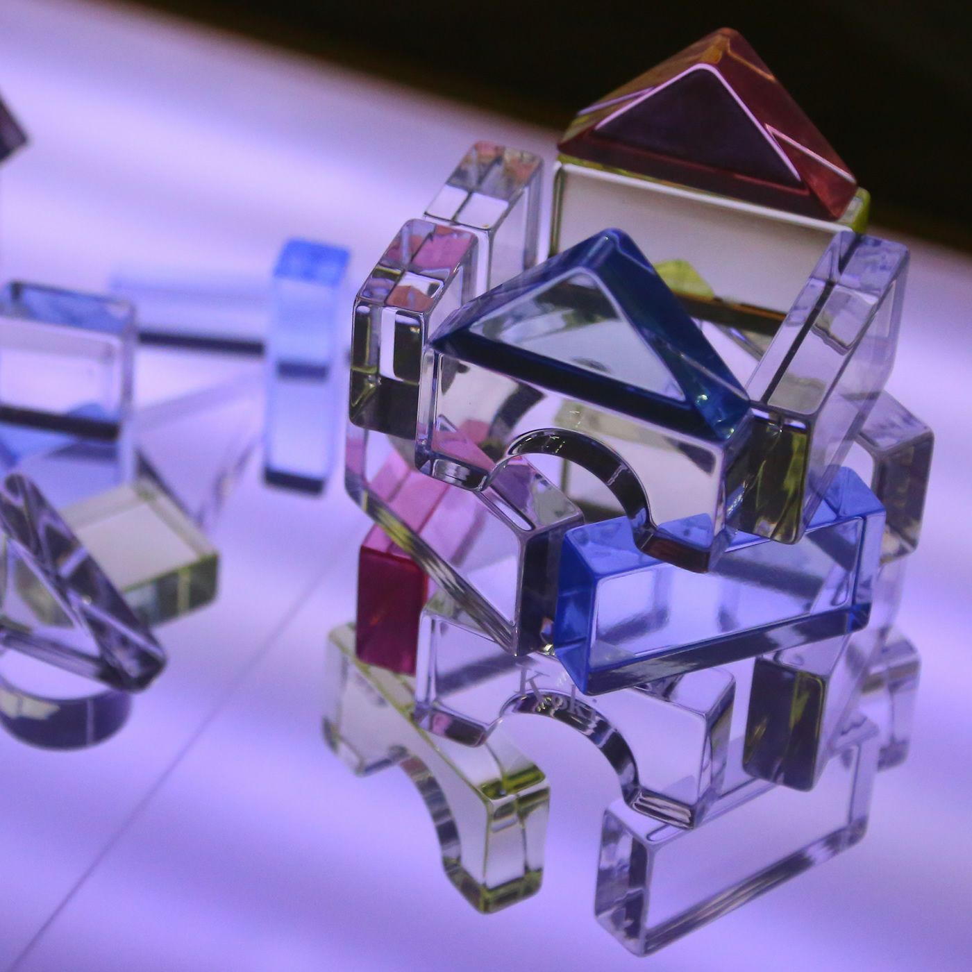 Lumiere Cubes Mimi アクリル積み木 26ピース | Bellevie Enfant