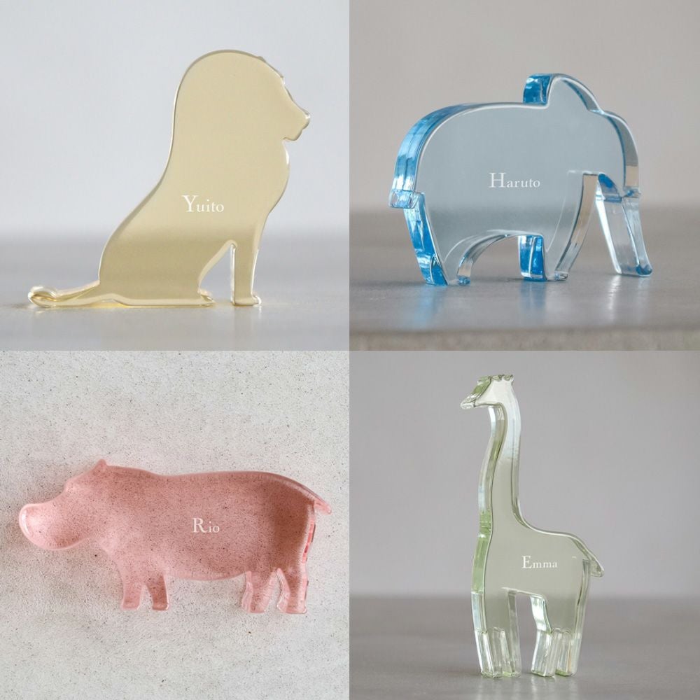 Lumiere Cubes Safari animals（アクリル積み木 サファリアニマル