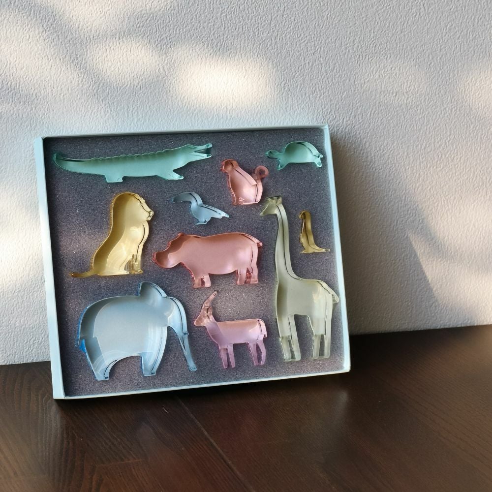 Lumiere Cubes Safari animals（アクリル積み木 サファリアニマル