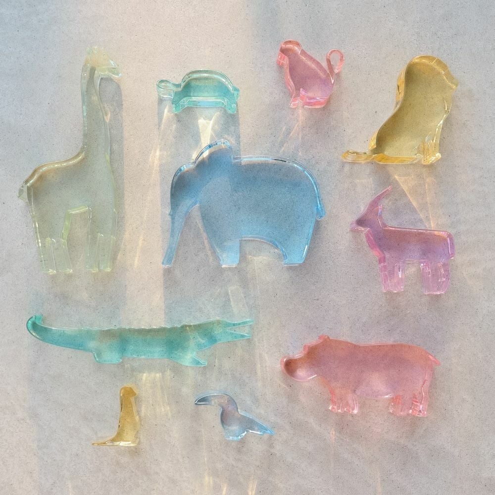 ✨LIVING PRAISE 2000 CD 3枚セットプラス キューブセット Lumiere Cubes Giraffe（アクリル積み木 ジラフ | Bellevie Enfant
