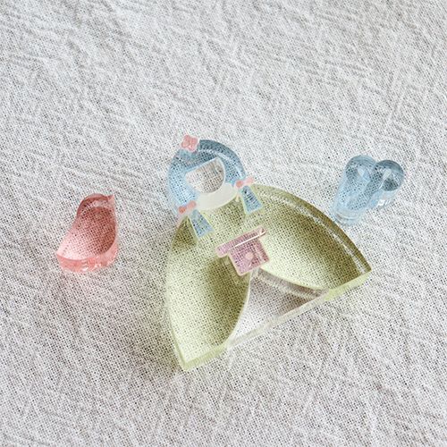 Lumiere Hinamatsuri アクリルひな人形 2段セット(日本製) | Bellevie