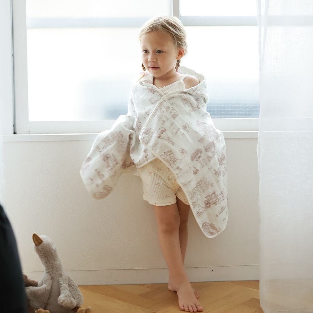 トワル・ド・ジュイ ガーゼタオル3点セット | Bellevie Enfant