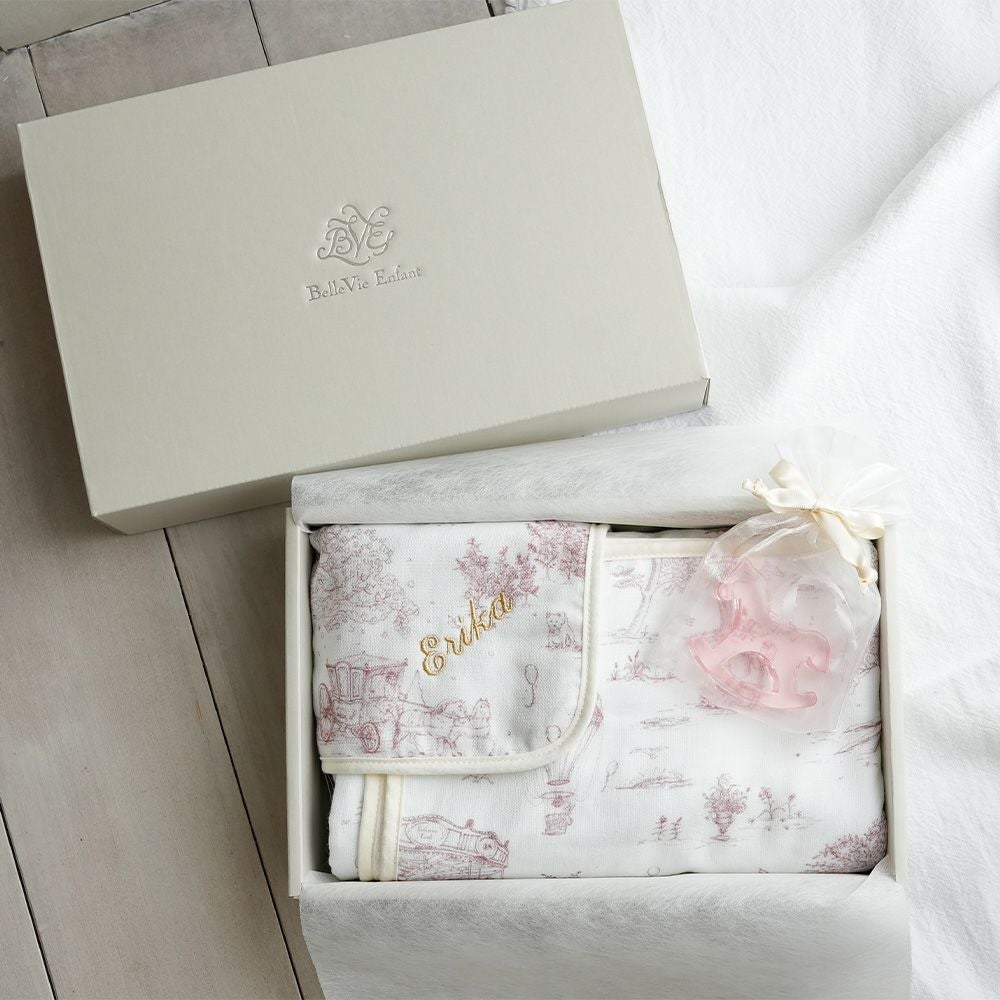 トワル・ド・ジュイ ガーゼタオル3点セット | Bellevie Enfant