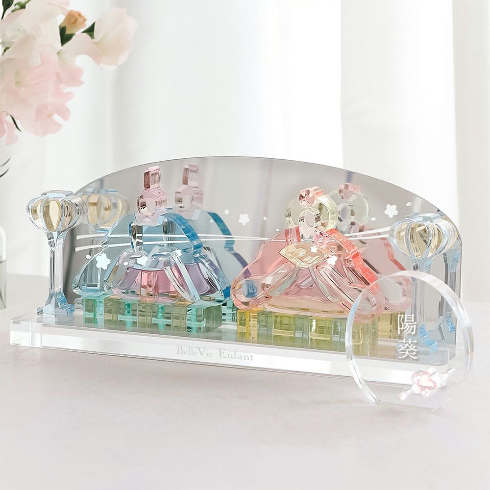 Lumiere Hinamatsuri アクリルひな人形 トラディショナル お名前札